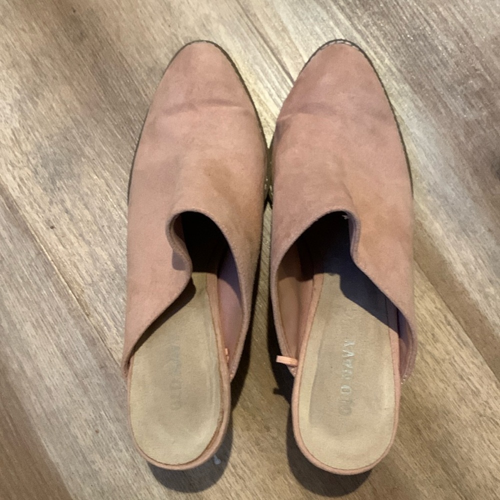 Old Navy Faux Suade Clogs